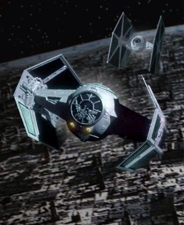 power of the force darth vader tie fighter