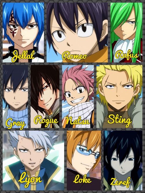 Top 10 hottest fairy tail guys | Anime Amino