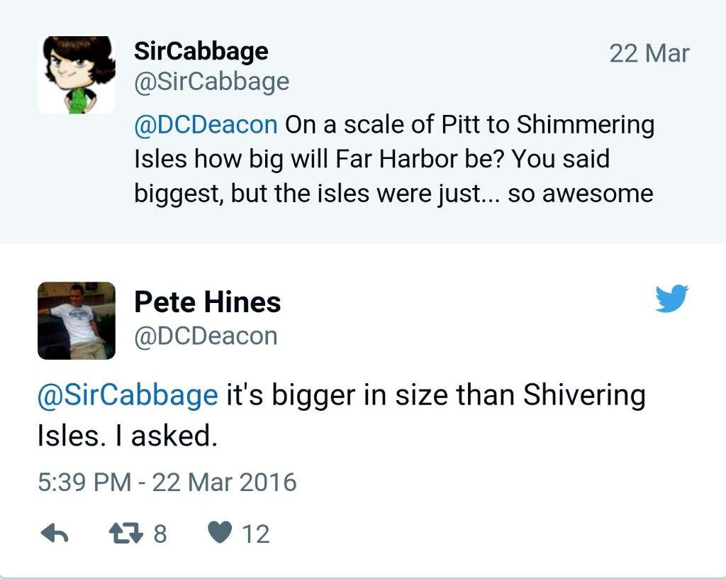 fallout 4s far harbor dlc to be bigger in size than oblivions shivering isles map size