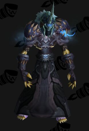 Transmog: Cobalt creature (original) Forsaken Frost Deathknight | WoW Amino