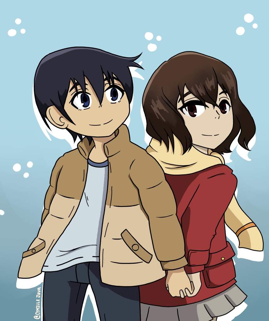 ERASED Drawing Saturo and Kayo Anime Amino