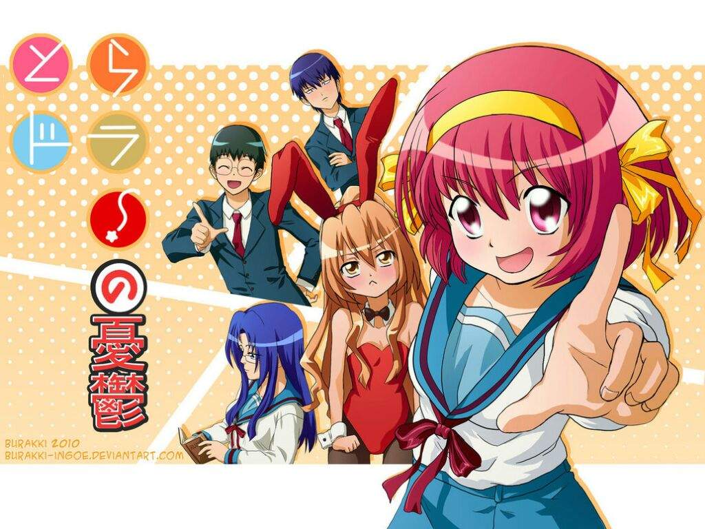 Algún Anime Parecido A Toradora O Suzumiya Haruhi •anime• Amino 8893