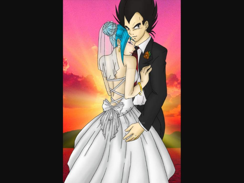 vegeta bulma wedding figure