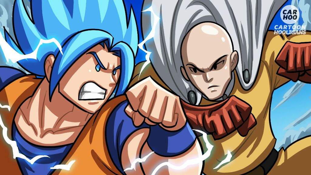 Goku vs one punch man | DragonBallZ Amino