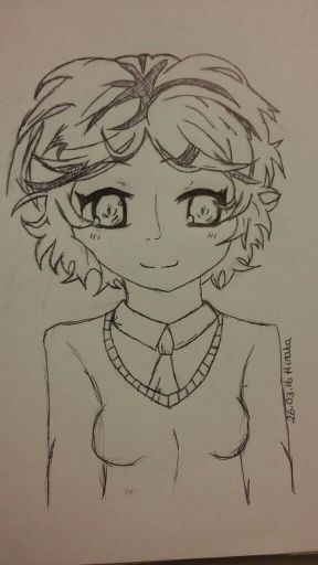 Quick biro sketch- | Anime Amino