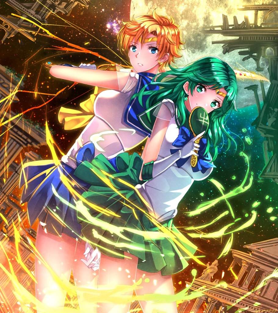 Romantic Rendezvous: Michiru & Haruka | Anime Amino