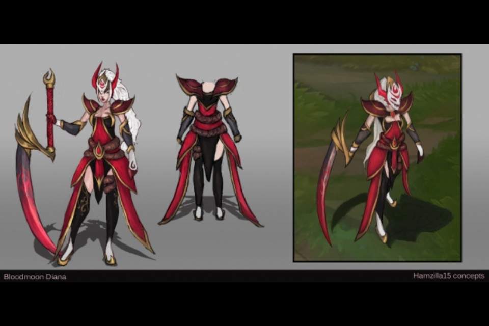 Blood Moon Diana League Of Legends Official Amino