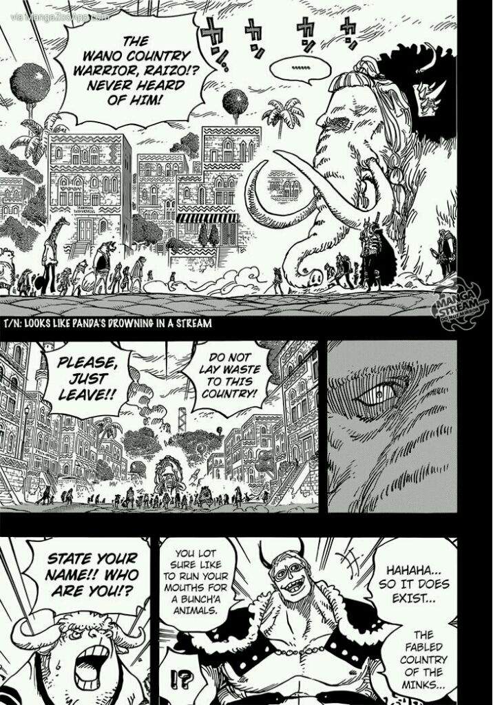 One Piece Zou Arc Manga Chapter 808 Anime Amino