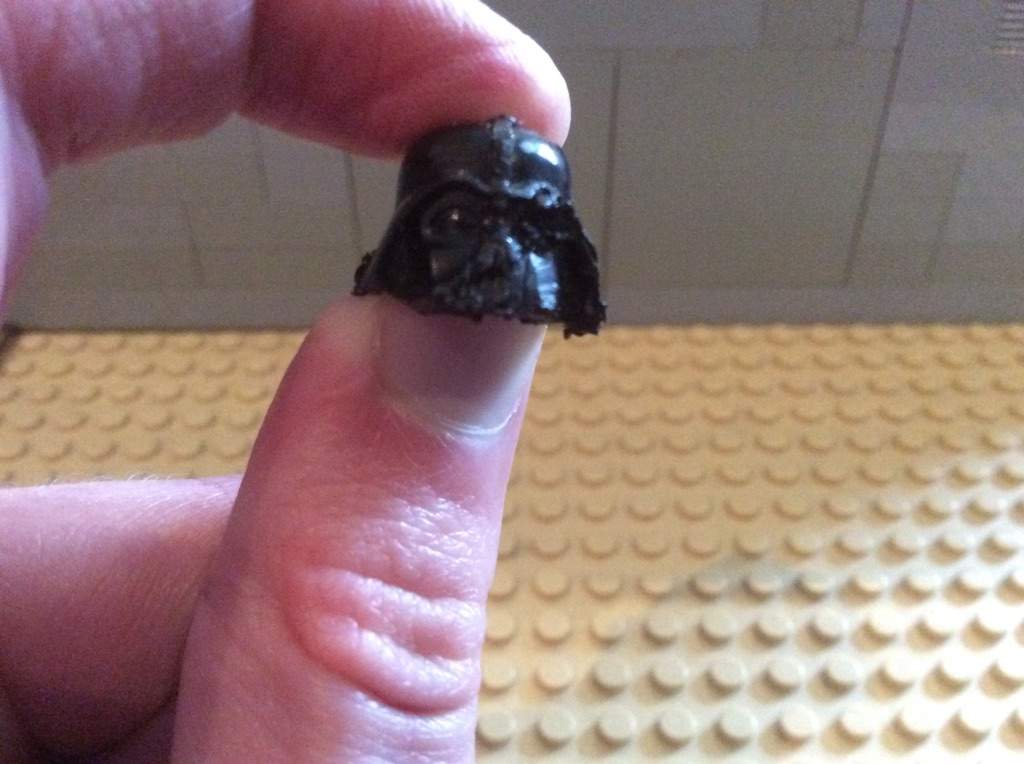 lego darth vader broken helmet