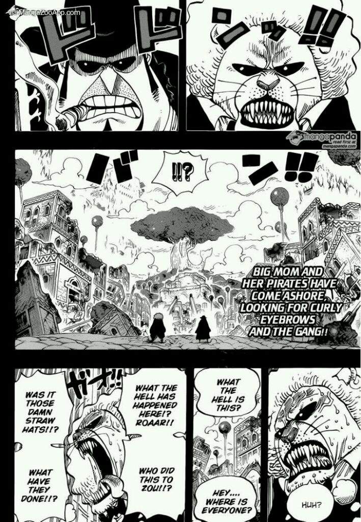 One Piece Zou Arc Manga Chapter 812 814 Anime Amino