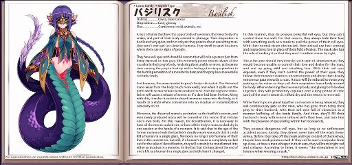New Monster Girl Encyclopedia Character Living Armor Anime Amino