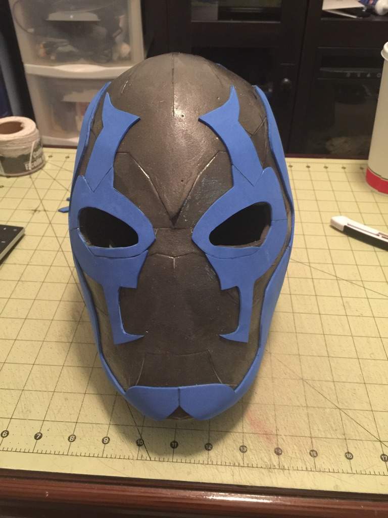 Blue beetle helmet | Cosplay Amino