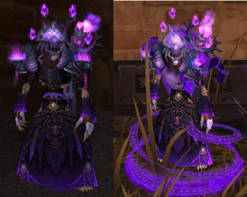 Transmog - Warlock Purple Set.