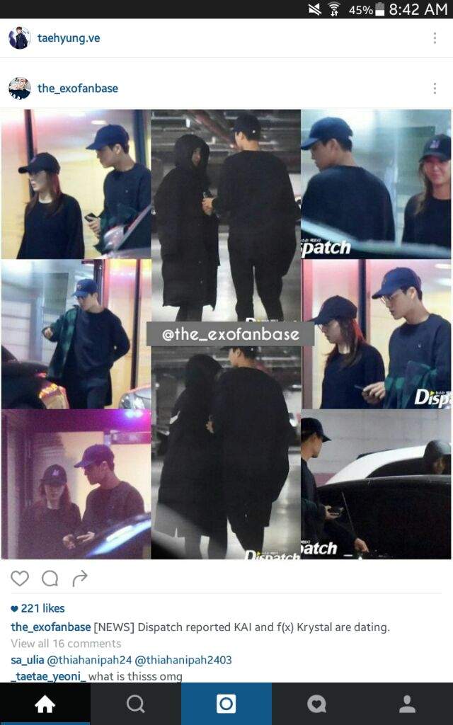 And krystal dating kai Who Is