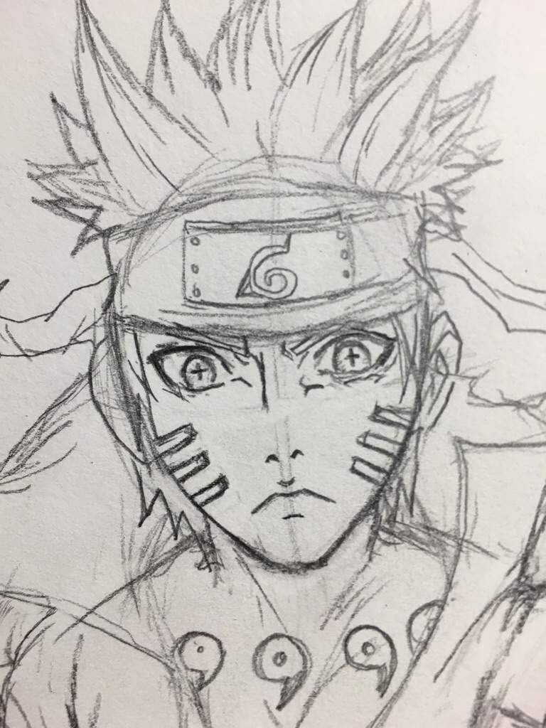 Naruto Uzumaki Drawing (Ink) | Anime Amino