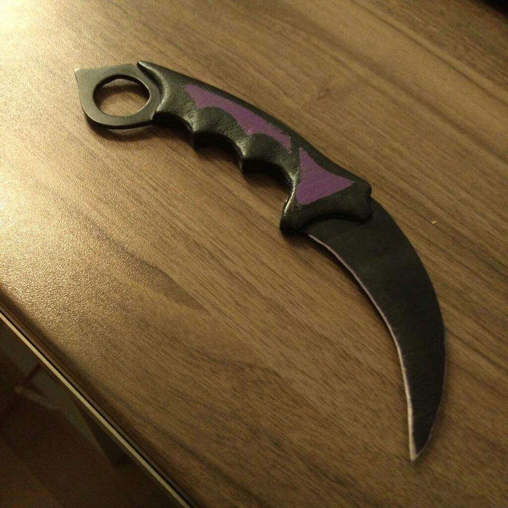 My selfmade Karambit Ultraviolette. From CSGO | Maker Amino