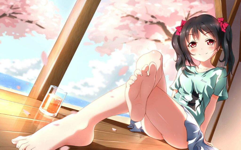 anime legs feet live wallpaper