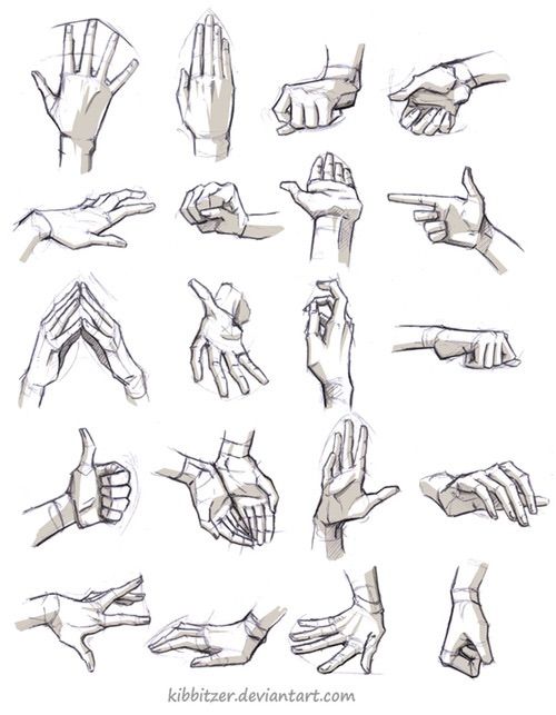 Hand Reference Pointing - Hands Reference 2 By Kibbitzer On Deviantart ...