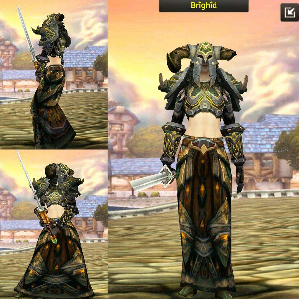 My warrior samurai transmog | WoW Amino