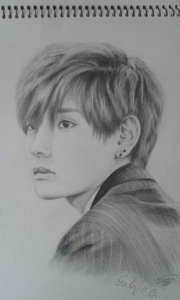 BTS' V fanart drawn by me :3 | K-Pop Amino