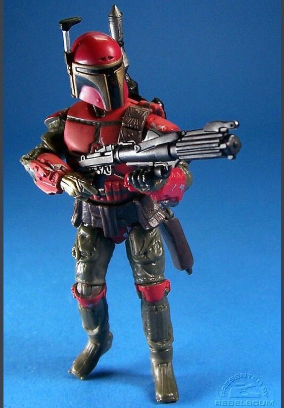 chrome red mandalorian