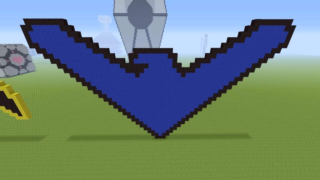 Nightwing And Batman Logos In Minecraft Comics Amino