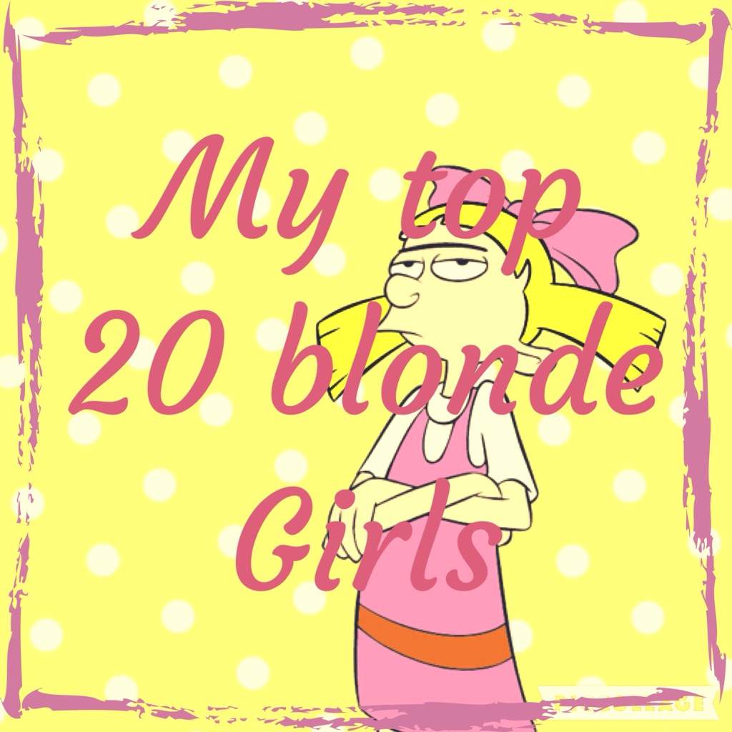 My Top 20 Blonde Girls Cartoon Amino