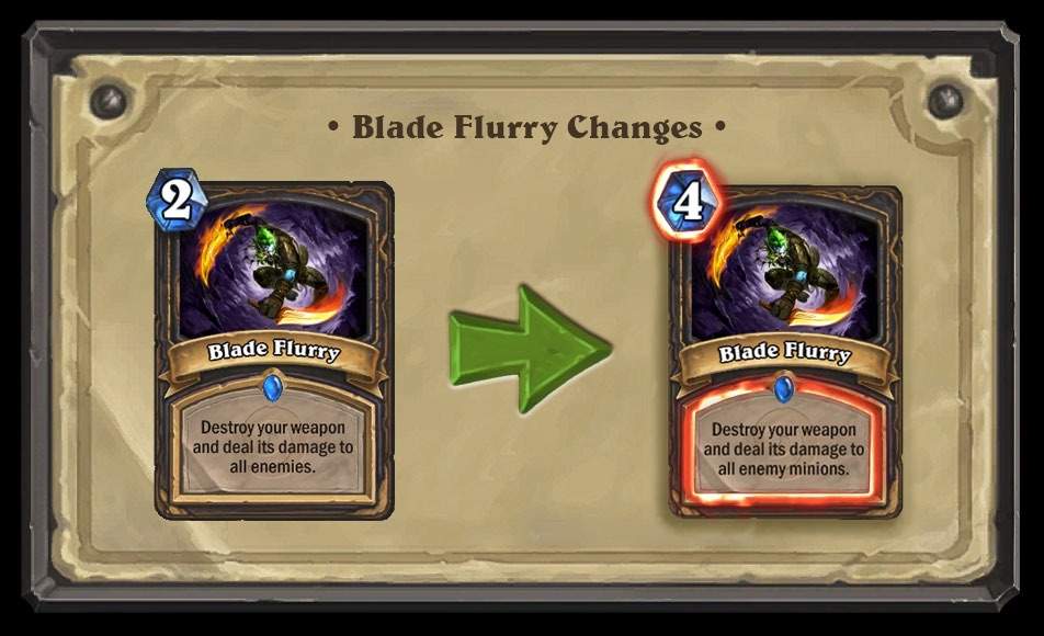 Edited] Has Blizzard Gone Too Far with the "Blade Flurry" Hearthstone