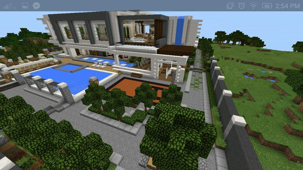 MCPE | HUGE Modern Mansion - JoshVs' Mansion | Minecraft Amino