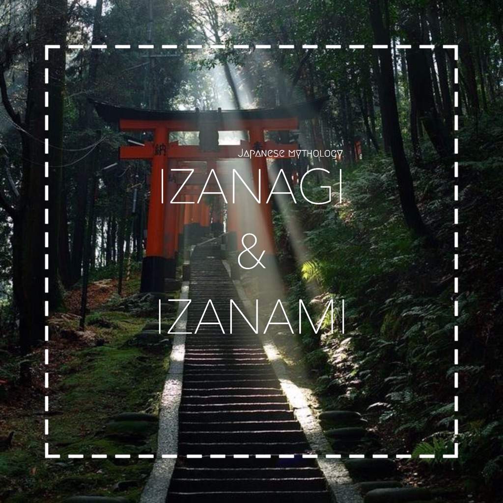 Izanagi 伊邪那岐 And Izanami 伊弉冉尊 Japan Amino