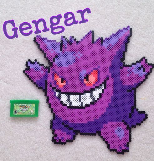 Perler Beads- Gengar! | Pokémon Amino