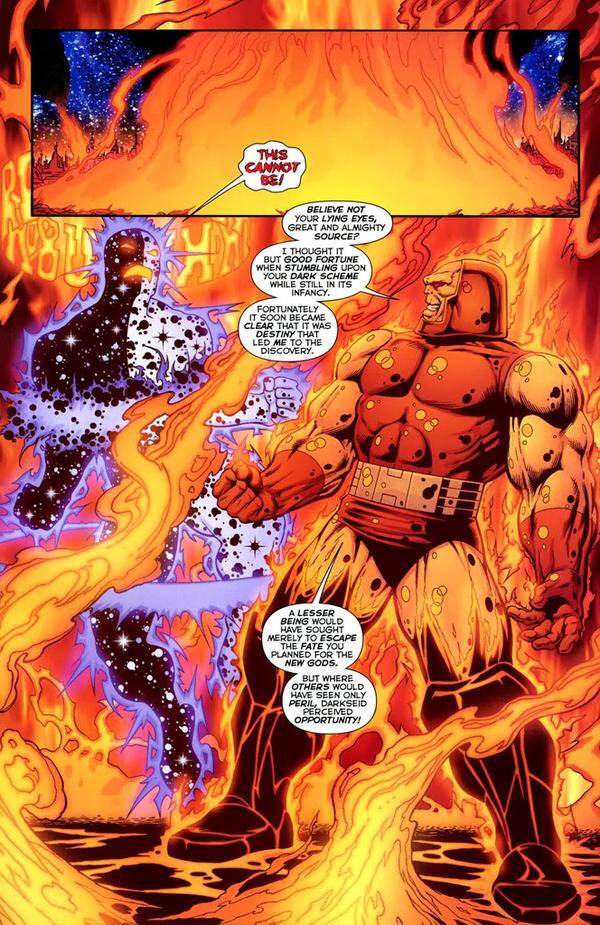 Soulfire Darkseid VS Living Tribunal | Comics Amino
