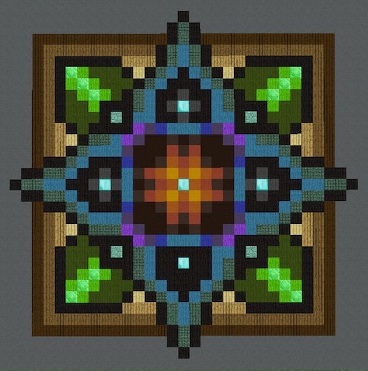 Mandalas/floors Pixel Art | Minecraft Amino