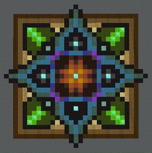 Mandalas Floors Pixel Art Minecraft Amino