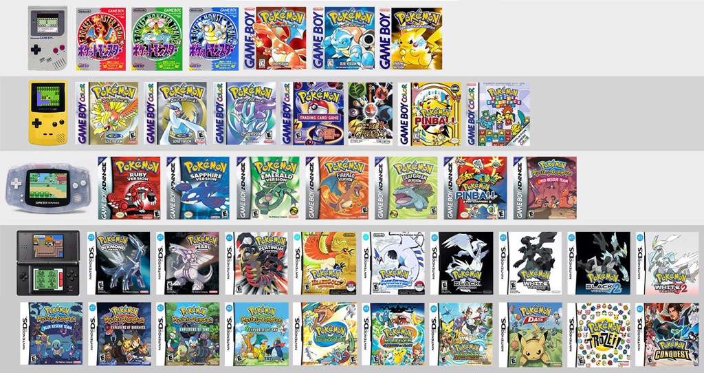 pokemon games for ds