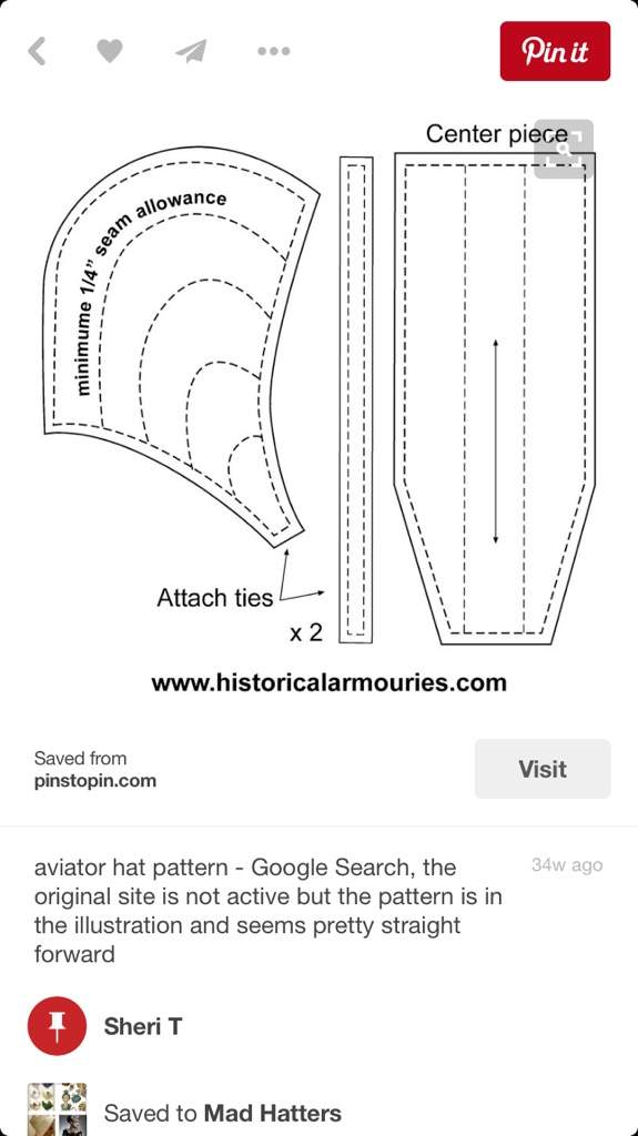 aviator cap pattern