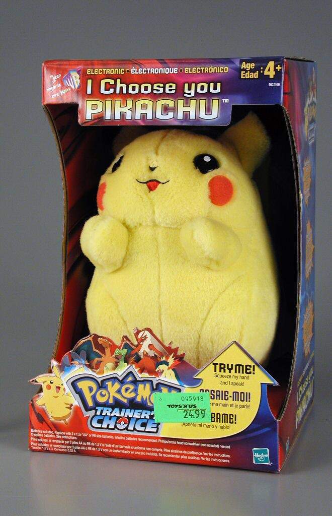 pikachu interactive plush
