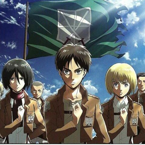 Eren, Mikasa y Armin (Shingeki no kyojin) | •Anime• Amino