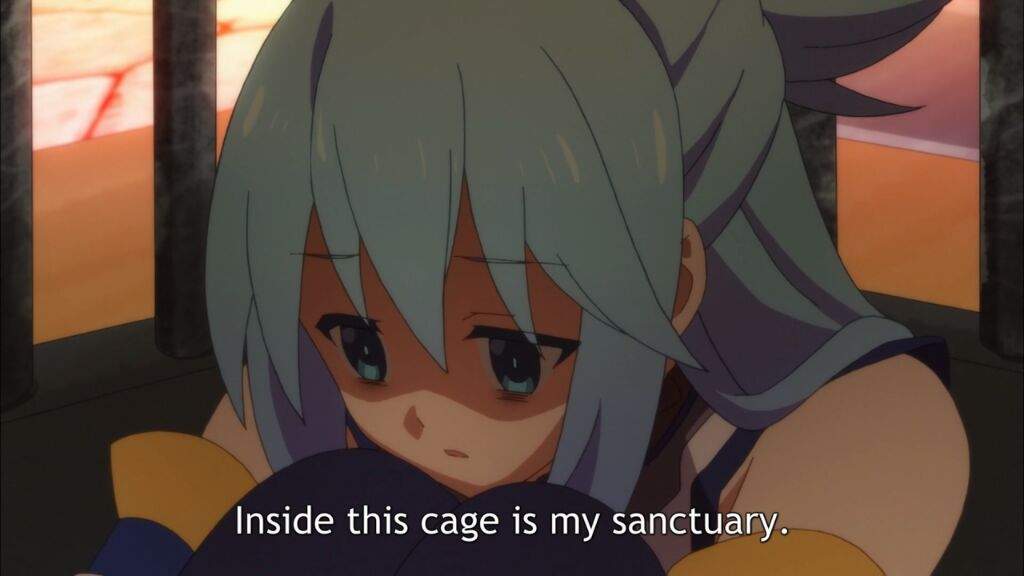 konosuba aqua cage