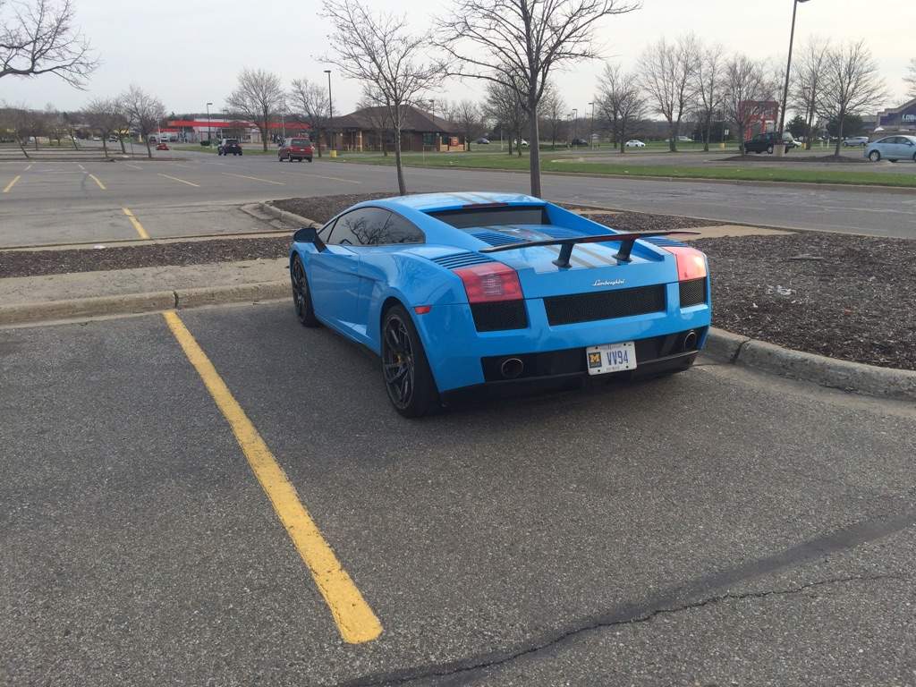 Vehicle Virgins lamborghini at Meijer