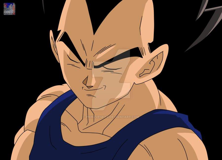 Vegeta is cute when he smile | Anime Amino