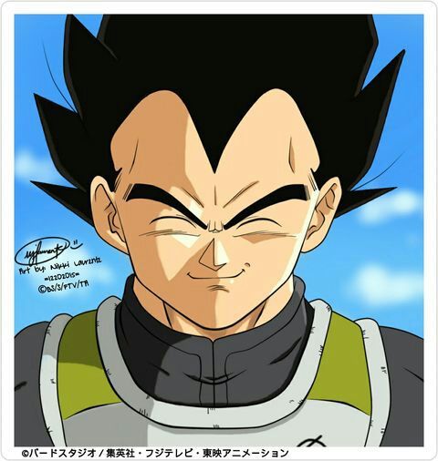 Vegeta is cute when he smile | Anime Amino