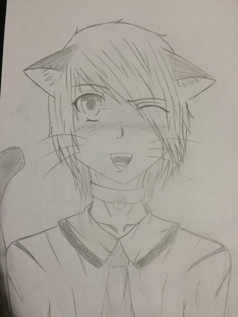 Neko Anime Boy Lineart / Anime is a style of animation developed in ...