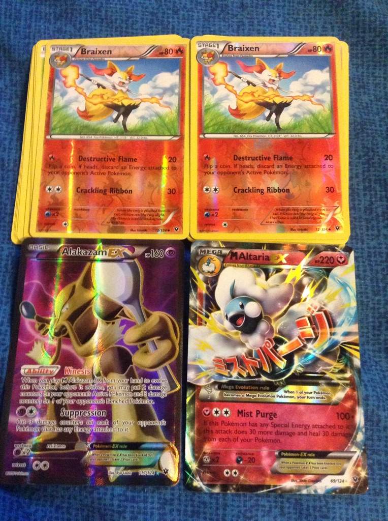 Bought Two Fates Collide Packs Pulled Full Art Alakazam Ex