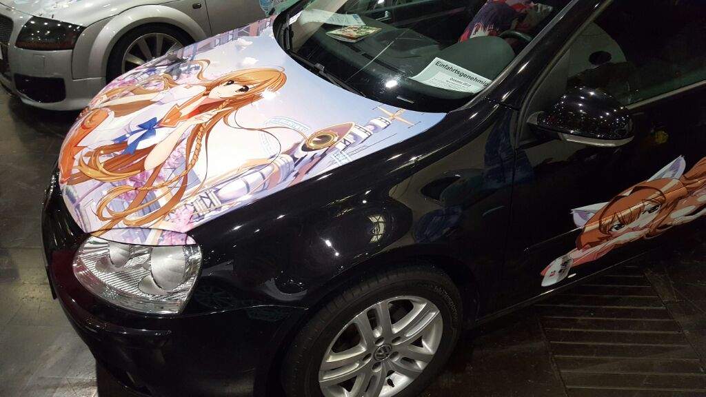 Anime Wrapping Paper Car / Vinyl Car Hood Wrap Full Color Graphics