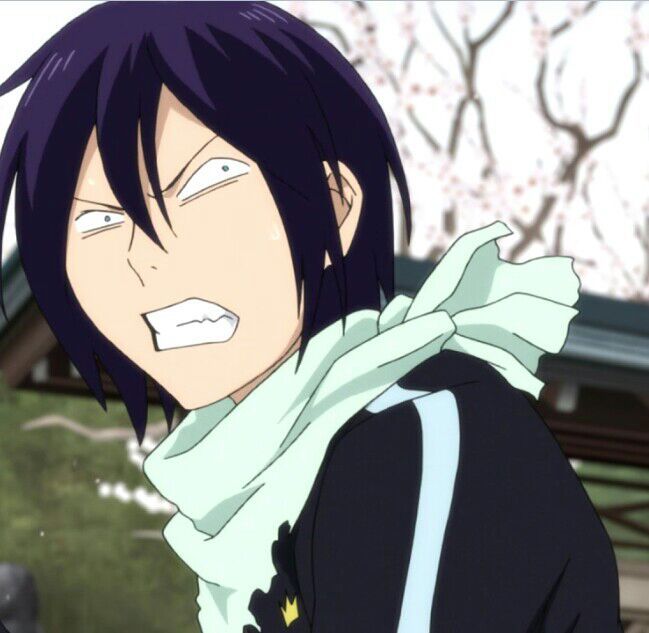 Angry Yato faces | Anime Amino