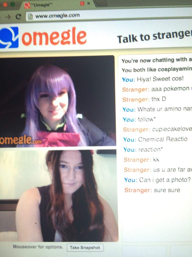 Omegle cosplay! 