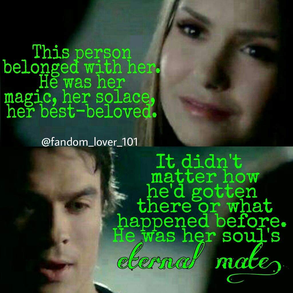 Delena TVD Book Quotes | Books & Writing Amino