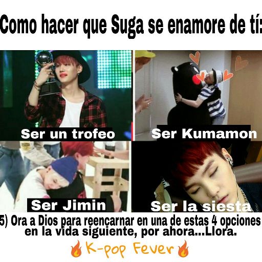 Como hacer para que Suga se enamore de tí: | •K-Pop• Amino