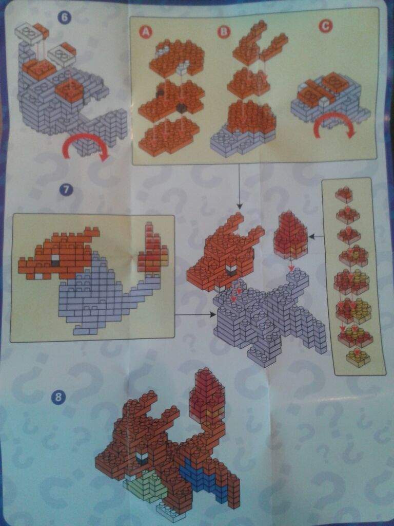 charizard lego instructions